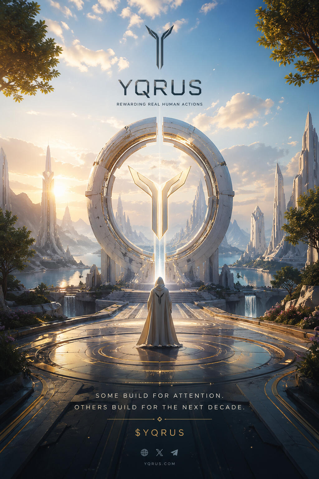 Where Human Effort Becomes Value Train. Think. Build. YQRUS is designed to recognize real-world activity and transform it into measurable digital reward.